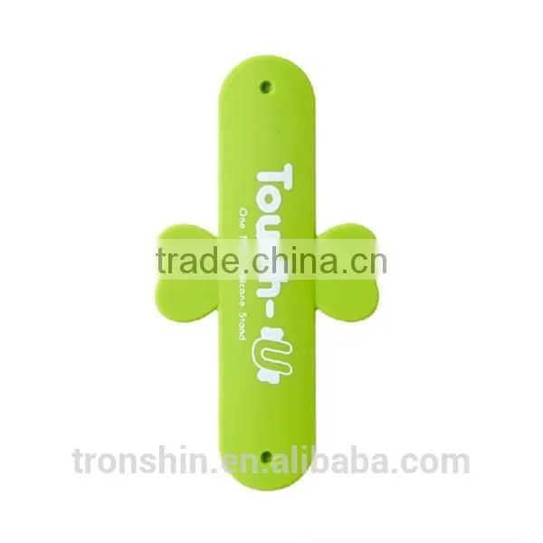Eco-friendly Silicone One Touch U Simple Mobile Phone Stand With Custom Printing photo-3