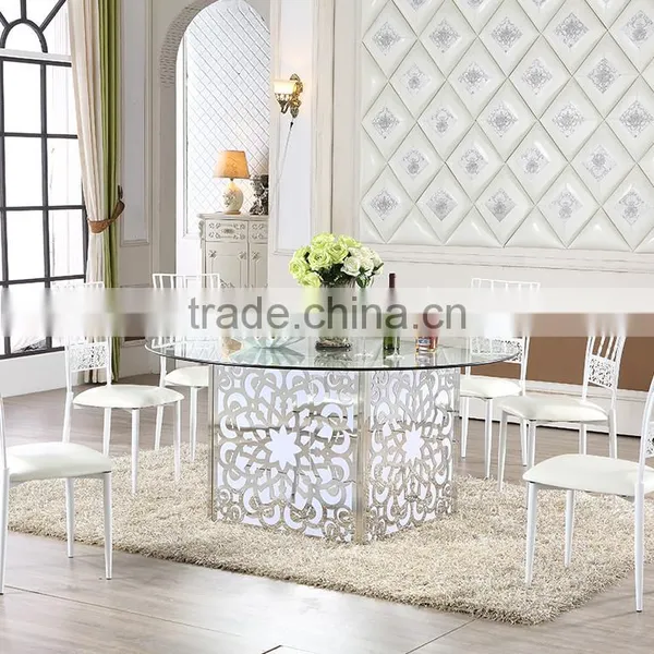 Stainless Steel Frame Square Table With LED Light for Wedding Party photo-5