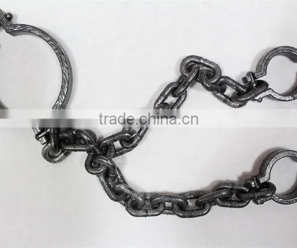 Halloween Giant Toy Prisoner Shackles Fetter Chain photo-2