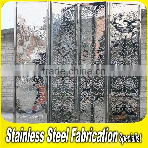 Customed Stainless Steel Decorative Folding Partition Wall photo-2