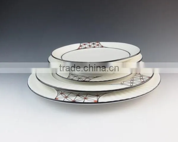 Ceramic Eco-friendly Durable Dinner Ware Type Dinner Set With Decal photo-2