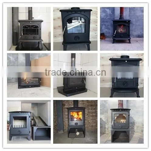 4.5KW Wood Stoves Type and Cast Iron Material Wood Burning Stove photo-2