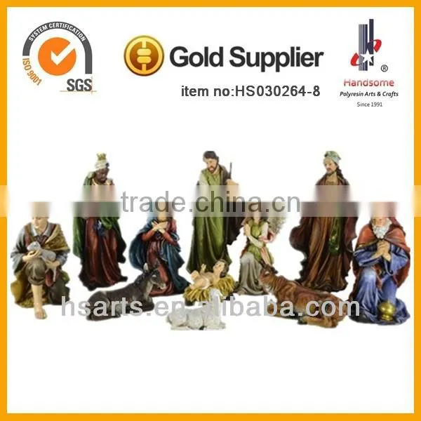 8 Inch Child and Baby Nativity Gift Set Christmas Figures photo-2