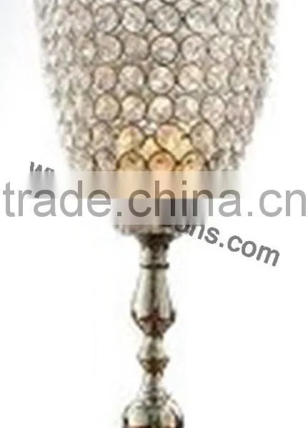 Crystal Candle Holder Stand With Metal , Crystal Tealight Holder Stand photo-6