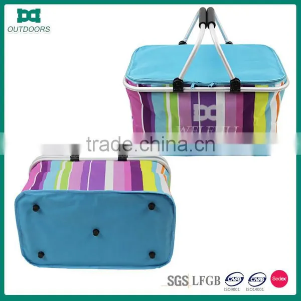 Folding Custom Picnic Basket Insulated photo-4