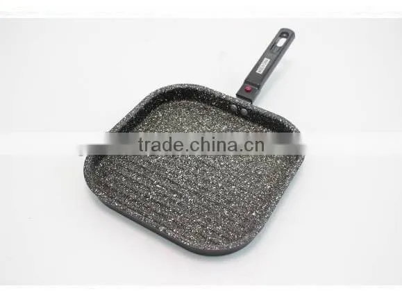 Non Stick Marbel Coating Multi-use Divided Frying Pan photo-3