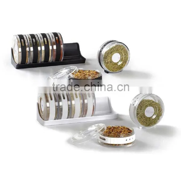 Plastic Kitchenware Spice Rack Set Of 6 photo-6