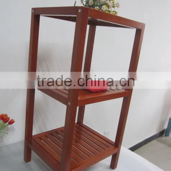 Clothing or Bag Shoes Store Movable Wood Table Top Product Display Shelf Showcase photo-4