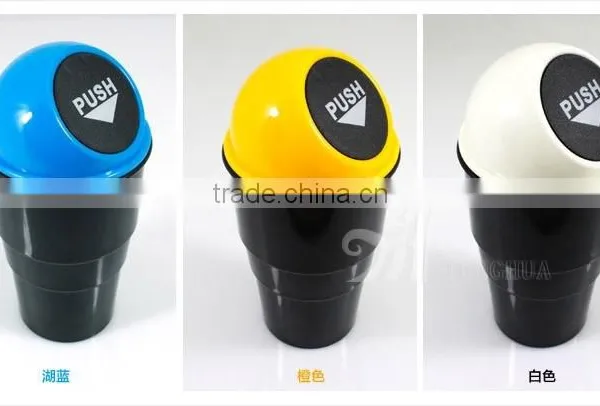Suitable Outdoor Usage MINI Car Trash Can Plastic Trash Can photo-3