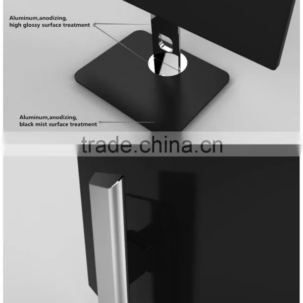 2016 Fashionable Aluminum Monitor Base Stand With Mirro and High Glossy Finish photo-6