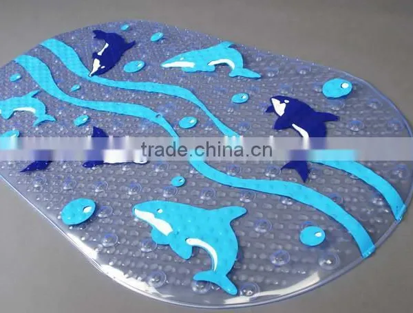 Customized Density Antique Pvc Anti Slip Bubble Bath Mat photo-6