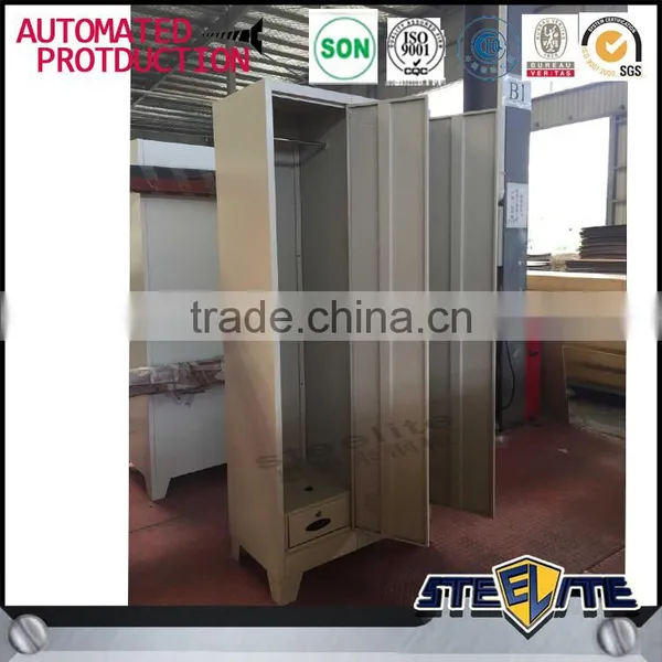 Customized 2 Door Lockable Metal Storage Clothes Cupboard photo-3