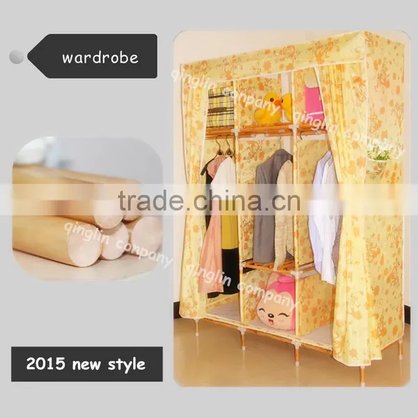 China Folding Fabric Diy Portable Mobile Storage Cabinet photo-3
