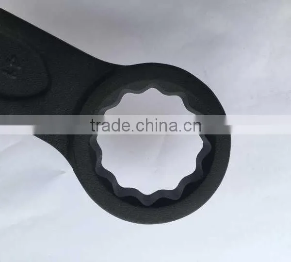 17MM Striking Box Wrench DIN7444 Hammer Striking Ring Slogging Spanner HandWare Power Tools Carbon Steel 45# 40Cr photo-3