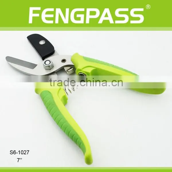 S6-1027 Easily Cutting With Smart Cut Pruning Garden Scissors photo-4