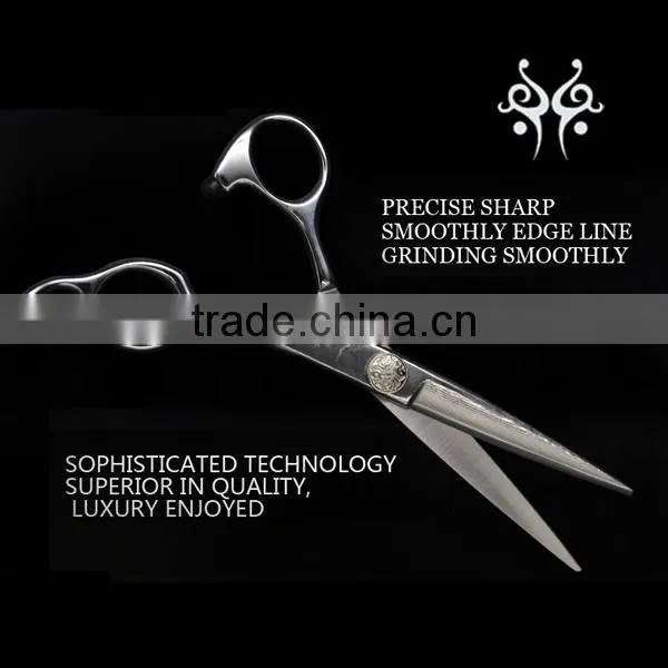 New Professional Damascus Layer Steel Hair Scissors photo-3