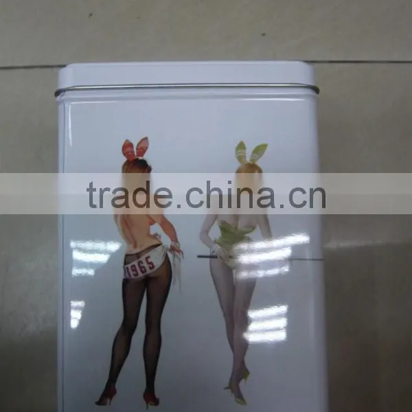 Square Tea Tin Caddy photo-3