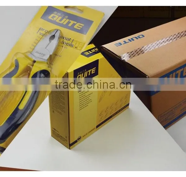 2015 Forged Pearl Nickel Steel Polishing Diagonal Nose Pliers 8" photo-6