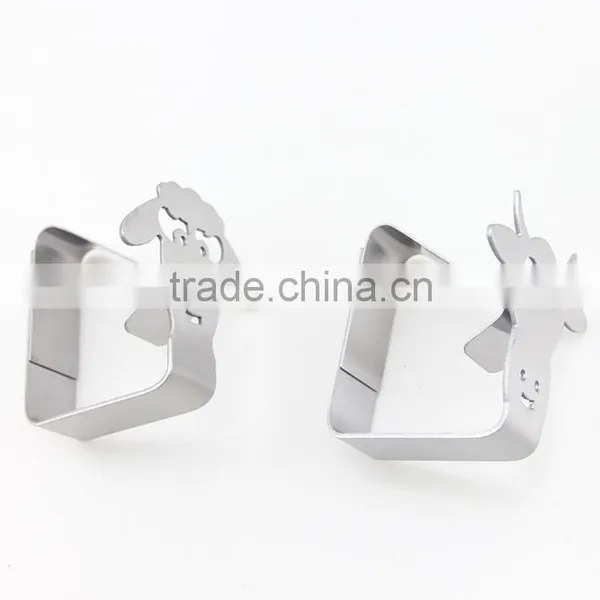 Hot Selling High Quality Stainless Steel Fancy Design Tablecloth Clips photo-4