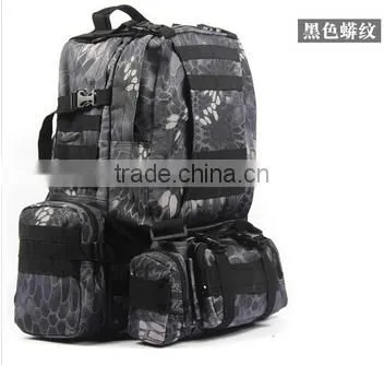 New Men's Camouflage Backpack Outdoor Mountaineering Bags Tactical in the Combination of Many Backpack photo-3