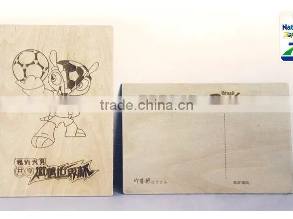 Laser Engraved Wooden Postcards photo-2