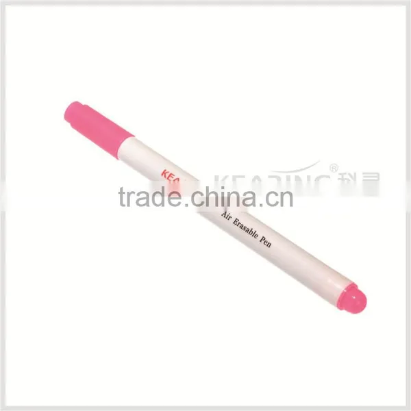 2017 New Kearing Single Tip Pink Color Auto Vanishing Pen Fabric Air Erasable Pen photo-2