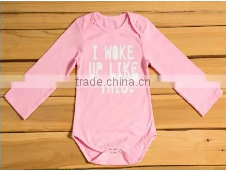 2017 New Fashion Long Sleeves 100% Cotton Baby Romper Unsex Toddler photo-6