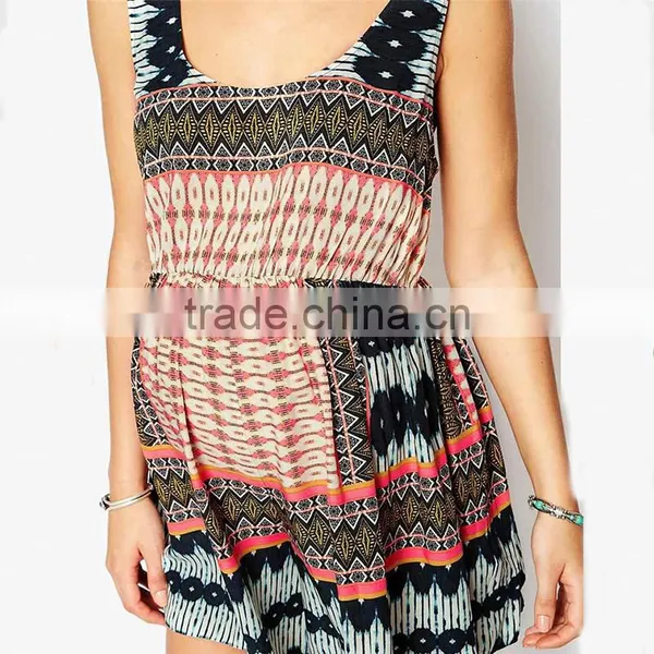 Boho Print Maternity Beach Playsuit Midi Dress Online Maternity Dresses photo-2
