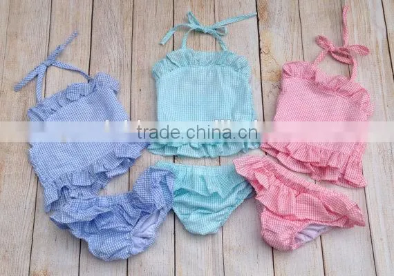 Light Green 2 Piece Suit Baby Beachwear Swimsuit Summer Dabble Clothing photo-4