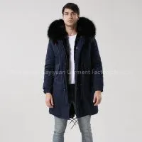 Fashion Raccoon Fur Collar Sleeveless Coats Wholesale Women Jacket Fur Outerwear Winter Hooded Jacket
