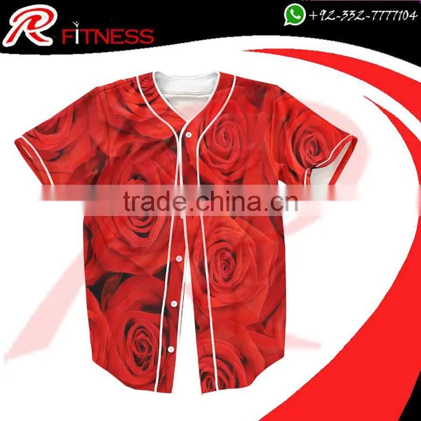 Custom Tackle Twill Button Down Baseball Jersey photo-3