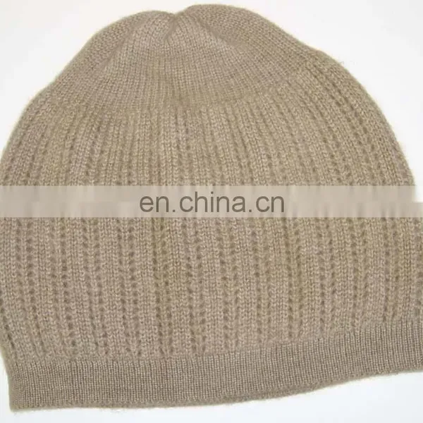 Knitted Cashmere Cable Caps photo-2