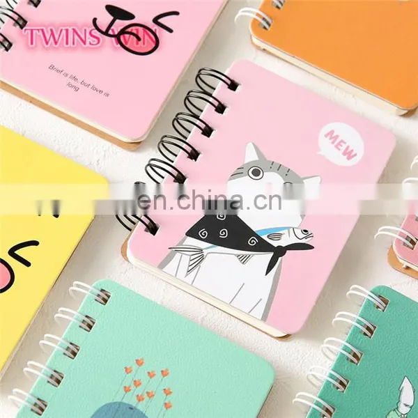 China Stationery Market 2018 New Fashion Student Cactus Design Sprial Kraft Paper Hardcover Notebook photo-5