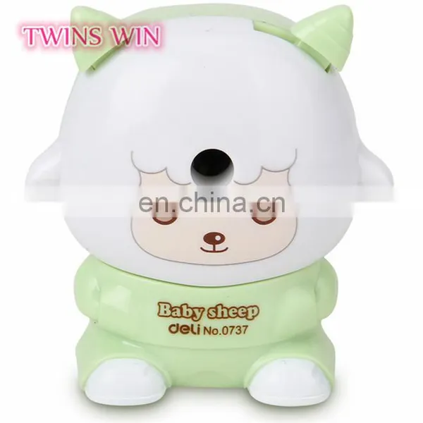 Cheap Price Japanese Hotsale Stationery OEM Custom Funny Sheep Shaped Manual Plastic Knife Sharpener for Student photo-2