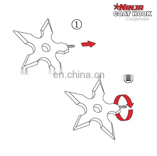 Creative Home Furnishing Stainless Steel Clothes Cap Metal Hook photo-4