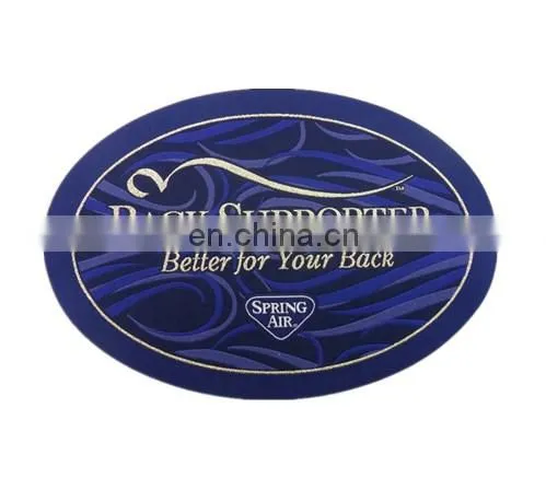 Custom Embroidery Woven Printing Satin Label for Mattress photo-4