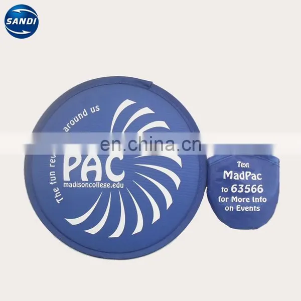 Promotional Custom Terylene/ Nylon Foldable Frisbee photo-3