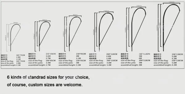 Wholesale Teardrop Flag ,Outdoor Beach Flag With Flagpole photo-3