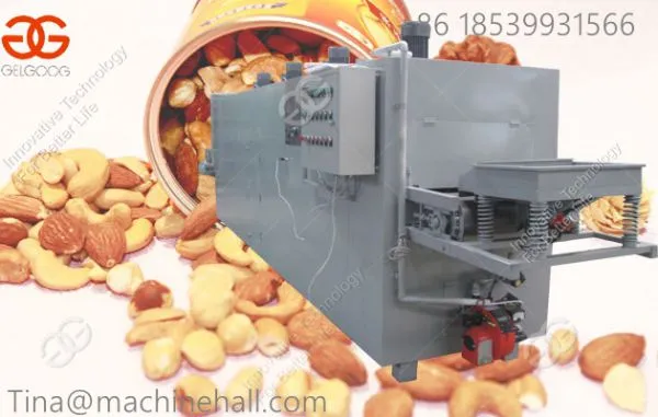 Automatic Dry Nuts Roasting Machine Factory Price/ Peanut Roaster Machine for Sale photo-2