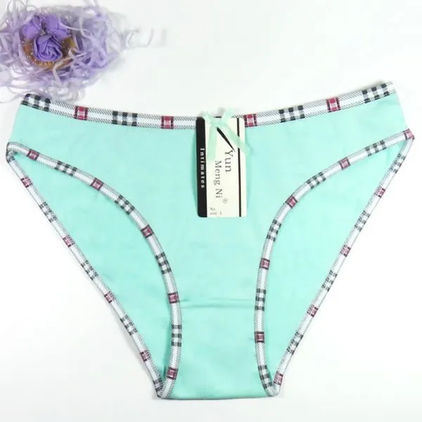 Wholesale Brand Yun Meng Ni Sexy Underwear Soft Cotton Girls Briefs Preteen Panty For Women photo-5