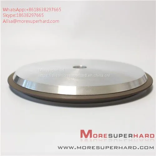 14a1 Resin CBN Grinding Wheel Processed Stainless Steel Plate Alisa@moresuperhard.com photo-3