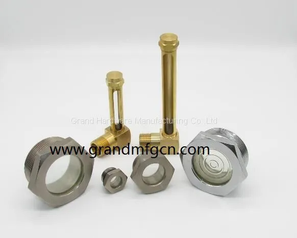 G 1/2 Carbon Steel Fused Oil Level Sight Glass Male BSP Thread Professional Manufacturer photo-3