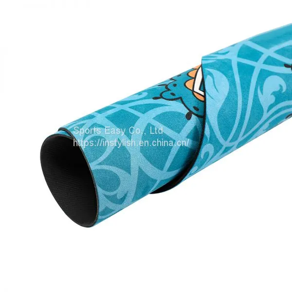 Wholesale Digital Printed Round Meditation Custom Yoga Mat photo-2