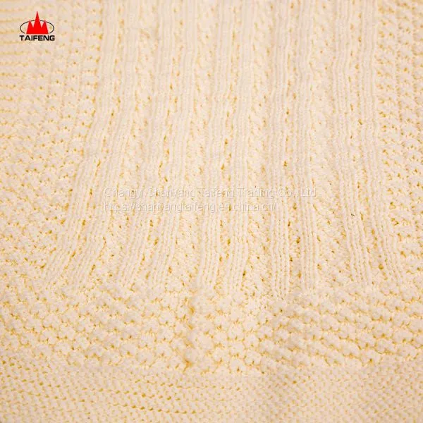 100% Cotton Knit Jacquard Baby Blanket Cartoon Custom With Toys photo-3