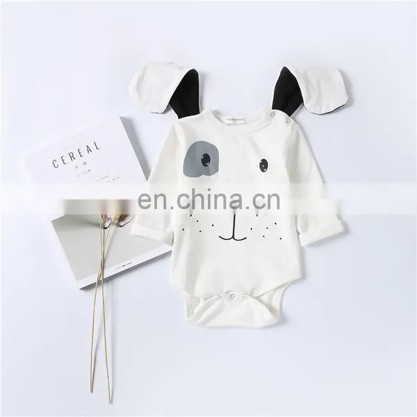 Wholesale Cotton Baby Romper Baby Long Sleeve Rompers photo-3