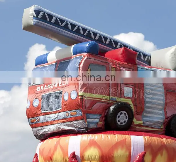 Firefighter Themed Inflatable Climbing Walls Rock Climb Tower Game For Events photo-6