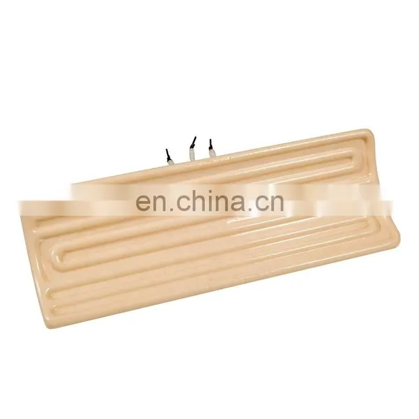 230v 350w Electric Far Infrared Plate Hollow ir Ceramic Heater for Hot Stamping Machine photo-2