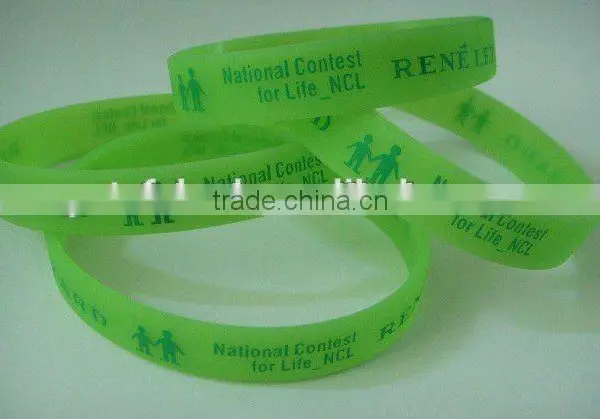 Factory Direct Sales Eco-friendly Fashion Engraved Flower Silicone Bracelet photo-6