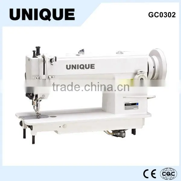 GC0302 Heavy Duty Top and Bottom Feed Lockstitch Sewing Machine for Leather and Handbag