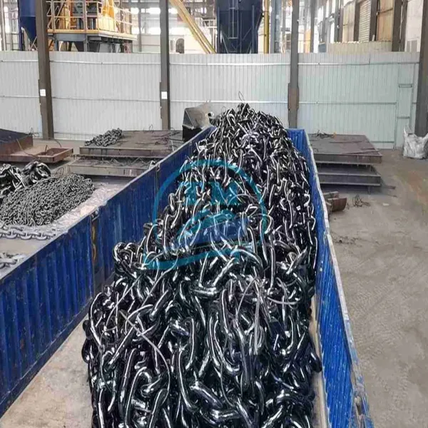 12.5mm-117mm Welded Black Grade U2/U3 Stud Link Anchor Chain photo-5